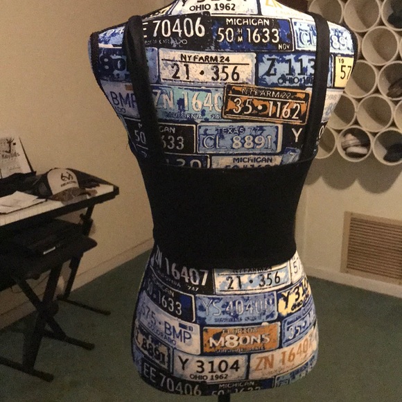 Spaghetti strap mid drift shirt - Picture 4 of 4